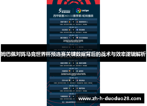 姆巴佩对阵马竞世界杯预选赛关键数据背后的战术与效率逻辑解析 姆巴佩对阵马竞世界杯预选赛关键数据背后的战术与效率逻辑解析